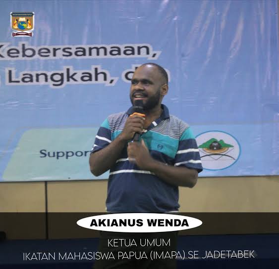 Akianus Wenda Ketua Imapa Jadetabek