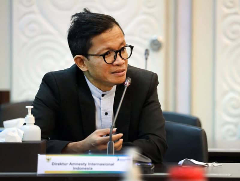 Direktur Amnesty International Usman Hamid